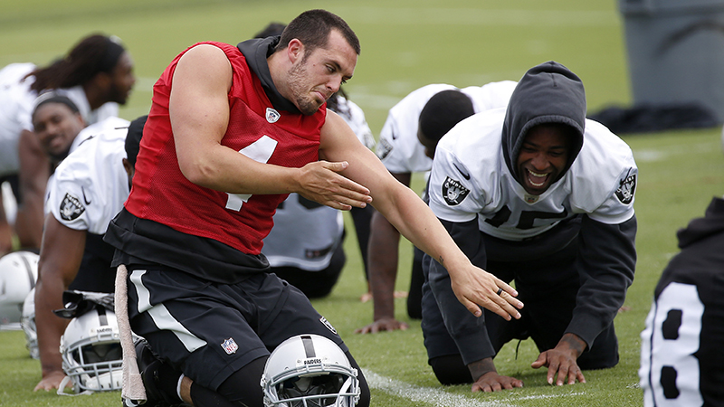 OAKLAND RAIDERS PRACTICE